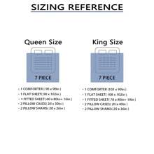 7 Piece Bed In A Bag Bed Comforter Sets Queen, All Seasons Bedding Set With 1 Comforter&2 Pillowcases&Flat Sheet&Fitted Sheets&2 Pillow Shams, Easy Care, Machine Washable, Valentine's Day Gift - 奶油白 - 04 - 查看 5
