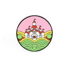 SuperMario 1/6 Pcs Creative Cartoon Mario Zinc Alloy Brooch Game Character Metal Badge Mushroom Enamel Badge Accessories A Gift For Friends - One Size - View 12