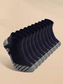 5 或 10 双/包男士防臭吸汗低帮袜子，舒适透气袜子，适合日常和户外穿着，适合所有季节