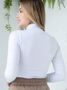 Cacharrel Women's Second Skin Mid-Season Blouse - 白色 - 查看 2