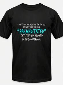 [Funny Graphic Tee] Black Cotton Funny Graphic T-Shirt - Witty & Sassy Men's, Short Sleeve, Casual Round Neck, Sarcasm Sayings - Black - View 1