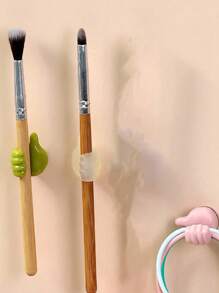 5/10个随机颜色创意拇指/小指形状多功能电缆整理器挂钩 - 彩色 - 查看 10