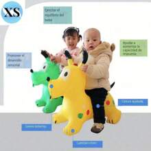 Animalito Brinca Inflable Sonido Plástico Juguete  color aleatorio - Multicolor - Ver 2