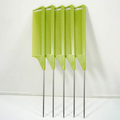 1/3/5/10支装专业尖尾梳，针尾梳，尖尾梳，分缝梳，不锈钢尖尾梳，防静电发梳，编发梳，细齿尖尾梳，挑染梳，多功能尖尾梳，适用于普通发质 - 迷人的糖果色，新娘发梳，完美适用于理发店、沙龙和家庭使用，发刷，梳子，美发工具，美发产品和配件，适用于理发店、美容院、返校季，发刷，解结梳，美发产品，美发工具，护发，卷发梳，理发师，发型，美发，发刷，背梳，造型梳，卷发梳，边缘梳，发梳，梳发，发刷套装，梳发，卷发梳，解结梳，女士发刷，头发，旅行，美发产品，美发工具，美发用品，理发师，理发师配件、理发店、美发设备