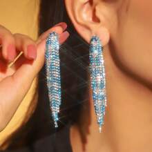 Pendientes de clavo con cristal de circonita cúbica, diseño de palacio rojo pintado a mano, pesado, para esposa o novia, regalo de San Valentín, 1 par