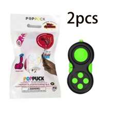 1pc New PopPuck Fidget Anti-Stress Toy, Elastic Pop Out Finger Toy, (Random Style And Partial Components)
