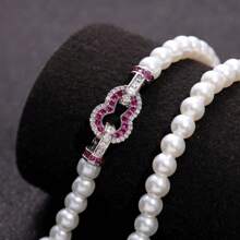 1pc Double Opening Necklace Buckle Chain Universal Buckle DIY Accessory - Multicolor - View 3