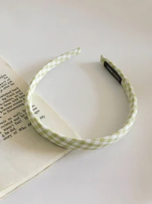 1/3/5 piezas Diademas escocesas para mujeres, aro para el cabello estilo francés retro, accesorios de cabello versátiles para lavarse la cara, uso al aire libre, para todas las estaciones - Multicolor - Ver 10