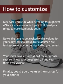 1 Pair Custom Face Socks, Custom Photo Sock, Custom Printed Socks, Personalized Funny Face Socks, Custom Picture Socks, Put Any Face On The Socks, Anniversary Gift, Valentine Gift, Birthday Gift, Wedding Gift, Mother's Day Gift, Father's Day Gift, Best Friend Gift, Gift For Mom/Dad, Gift For Girlfriend/Boyfriend, Gift For Her/Him - Multicolor - View 4