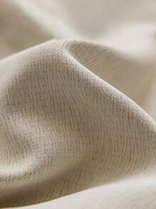 1 pieza Cortina de lujo para sala de estar, unicolor minimalista nórdica, que bloquea el sol, insonoriza y aísla el calor, lista para usar y con ojales