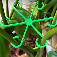 4pcs/Pack Plant Anti-Toppling Support Pole Green Plant Fixator Flower Hydroponic Folding Fixed Support