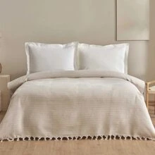 Karaca Home Celia 双人床罩，米色，200x230 厘米
