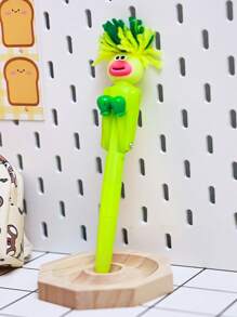 1/3pcs Fun Boxing Bang Hair Pattern Ballpoint Pen Creative Design, Perfect Choice For Students And Office Use, 1.0mm Black Ink Writing Pen, Smooth Writing Ballpoint Pen - Multicolor - View 16