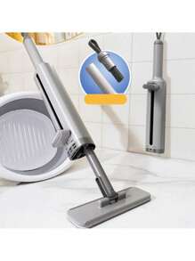 Perie de curățare + bazin pliabil 2 buc/set MINI mop de curățare pentru birou, două cârpe de curățat gratuite, aragaz de bucătărie multifuncțional, perie de curățat chiuveta de baie - Multicolor - Vizualizare 1