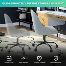Thickened Chair Mat For Carpet - 48"X 36" Heavy Duty Office Chair Mat For Low-Pile Carpet. Carpet Protector For Office Computer Desk Chair. Easy Rolling Desk Chair Mat For Carpeted Floors, Clear