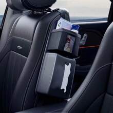 1pc Car Seat Back Side Storage Hanging Bag, Tissue Box, Cup Holder, Multi-Function Car Organizer Pouch, Rear Seat Pocket, Essential For Car, Keeps It Tidy And Comfortable, Prevents Spills, Fits Most Car Models Travel Storage Organizer