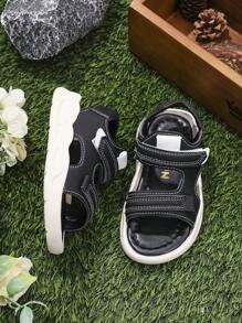 1 Paar Sommer Outdoor Jungen & Mädchen Lässig Mode Sandalen, leicht & weich