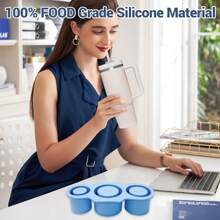 1 Peça Forma de Gelo, Forma de Gelo, Ferramenta de Forma de Gelo, Cubo de Gelo, 20-40 oz, Forma de Gelo de Silicone com Tampa, Adequada para Refrigeração de Uísque, Drinques, Cerveja, Café, Etc, Fácil de Operar. Compatível com Ice Cube Tray Ice Cube Ice Cube Squishy Ice Cube Mold Ice Cube Mould