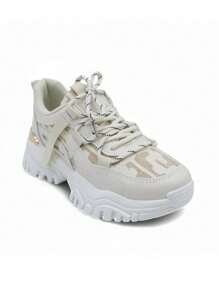 Outdoor Non-Slip Fashionable, Comfortable, Breathable Casual Thick-Soled Athletic Running Shoes