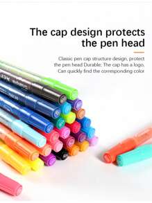 1pc Acrylic Marker Pen For Body Painting, Ceramic Decoration, DIY Photo Album, Graffiti, Art Supplies, Multiple Colors And Styles Available