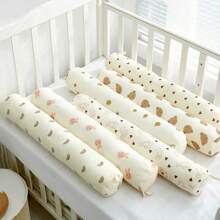 Cylindrical Pillow For Babies, Cotton Insert Anti-Spitting Sleeping Side Pillow, Removable & Washable Comfort Cushion - Multicolor - View 2