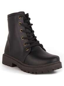 Klicpé Women's Children's Tractor-Shaped Low-Cut Ankle Boot - Black - View 2