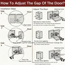 4 件现代抛光金属橱柜门铰链，门安装，开启角度 95-105 度