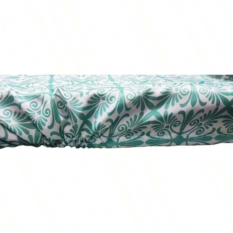 6 英尺防水户外桌布，带弹性边缘 - 适合露营、野餐和花园派对 - 耐用涤纶 - 彩色 - 查看 6