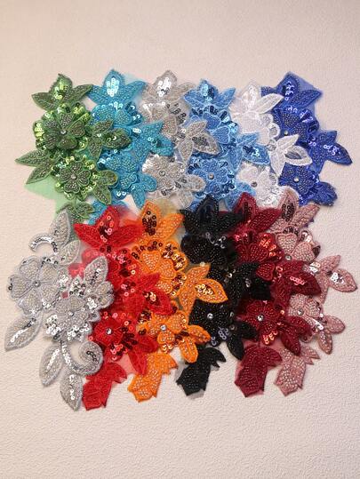 Nuevo parche de bordado de cuentas, cristal y strass para prendas, decoración de vestidos de novia, suministros de manualidades DIY, longitud: 22 cm, ancho: 14 cm