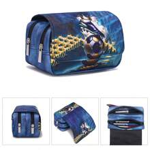 Pencil Case For Boys And Girls, Double-Sided Pattern Pencil Case, Large Storage Wallet Card Case,Compartment Pencil Case For School Students , Back To School Gifts
