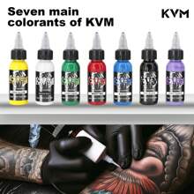 1.01 Fl Oz/30ml Tattoo Ink, Professional Tattoo Pigment, 7/14 Colors Tattoo Ink Set, Professional Tattoo Pigment Set, Professional Grade, Unscented, Multi-Purpose Ink Set, Tattoo Ink, Ink Set, Dynamic Ink, Ink Collection - Multicolor - View 7