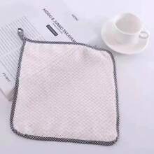 Set de 5 toallas absorbentes de microfibra ultrafina - toallas de mano cuadradas, paño de limpieza antiadherente y sin aceite