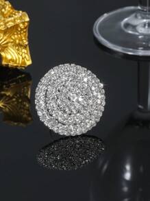 Glamorous Rhinestone Decor Ring
