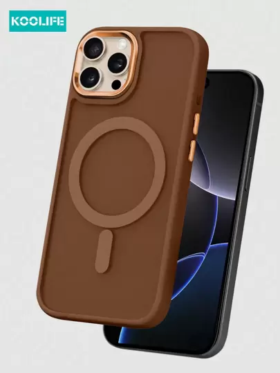 1 件 Koolife 亲肤电镀磨砂磁性保护壳，防滑防摔，磨砂肤感，超薄硬壳，PC+TPU，适用于 17 ProMax/17/17 Pro/17 Air/16/16 Pro/16 Plus/16 ProMax/11/11 Pro/11 ProMax/12/12 Pro/12 ProMax/13/13 Pro/13 ProMax/14/14 Plus/14 Pro/14 ProMax/15/15 Pro/15 Plus/15 ProMax、S25 Ultra/24 Plus/23/22