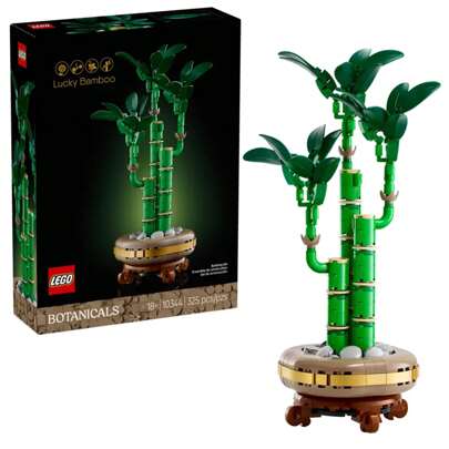LEGO Botanicals Lucky Bamboo Building Set For Adults, Decor For Home Or Office 10344