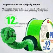 Braided Fishing Line X12, Pro Grade Tournament PE Line For Fresh/Saltwater, Abrasion Resistant, No Stretch, Hi Vis Multi-Color Measure Line, 175/240 Yards - Multicolor - View 6