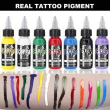 1.01 Fl Oz/30ml Tattoo Ink, Professional Tattoo Pigment, 7/14 Colors Tattoo Ink Set, Professional Tattoo Pigment Set, Professional Grade, Unscented, Multi-Purpose Ink Set, Tattoo Ink, Ink Set, Dynamic Ink, Ink Collection - Multicolor - View 8
