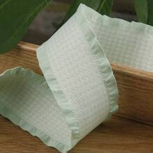 Cinta de grosgrán con textura de espiga con volantes, accesorio DIY para manualidades, decoración de ropa, cajas de regalo, suministros para envolver flores - Multicolor - Ver 9