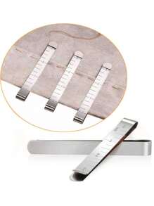 10pcs 3inch Sewing Clips, Single Binding Clips, Diy Marking Tools, Metal Hemming Clips For Fabric - Silver - View 5