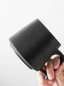 1pc Customized Name Ceramic Mug, Personalized Text Or Letter Coffee Cup, Outdoor Camping Mug, Suitable As Bridesmaid Gift, Friend Gift, Mother Gift, Valentine Gift