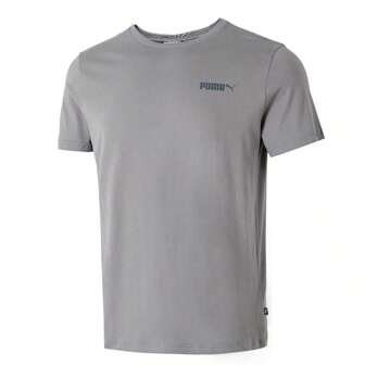 Puma Camiseta casual de cuello redondo para hombres, Top deportiva para entrenamiento de fitness y ciclismo 691340-62
