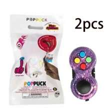 1pc New PopPuck Fidget Anti-Stress Toy, Elastic Pop Out Finger Toy, (Random Style And Partial Components)