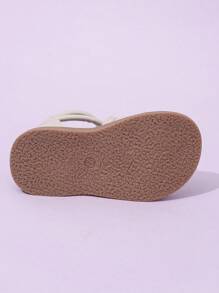 1 Pair Girls' Fashion Soft Bottom Sandals, Versatile For Spring/Summer