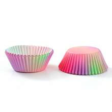 LIFETALK LIFETALK New Arravie Dreamy Colors Paper Cupcake Liners Wedding Birthday Christmas Cup Cake Cups Paper Muffin Cups