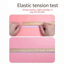 10码多尺寸黑白乳胶高弹力腰带DIY缝纫服装橡皮筋，松紧带 - 彩色 - 查看 6