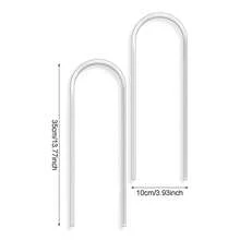 Pack Of 2 U Shape Climbing Plants Acrylic Trellis Easy Installation Vine Plants Trellis For Indoor And Outdoor Plants - White - View 11