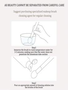 Sickle Nose Shadow Makeup Brush, Angled Nose & Contour Powder Brush, Fiber Hair Beauty Makeup Tools,Foundation Brush,Concealer Brush,Blush Brush,Contour Brush,Blush Brush,Bronzer Brush,Powder Brush,Foundation Brush,Blush Brush