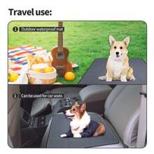 1pc Pet Urine Pad, Extra Large Pet Sofa Cushion, Waterproof, , Anti-Slip, Made Of Polyester Fiber Suitable For All Seasons, Slip-Resistant Bottom, Comfortable Square Sofa Pad, Fit For Extra Small To Large Dogs And Cats, Grey Color - Multicolor - View 4