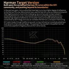 全新原裝kz Castor有線harman提高低音入耳式hifi耳機2動態高端可調平衡監聽耳機iem耳機音樂運動降噪耳塞 - Improved Bass No Mic - 查看 4