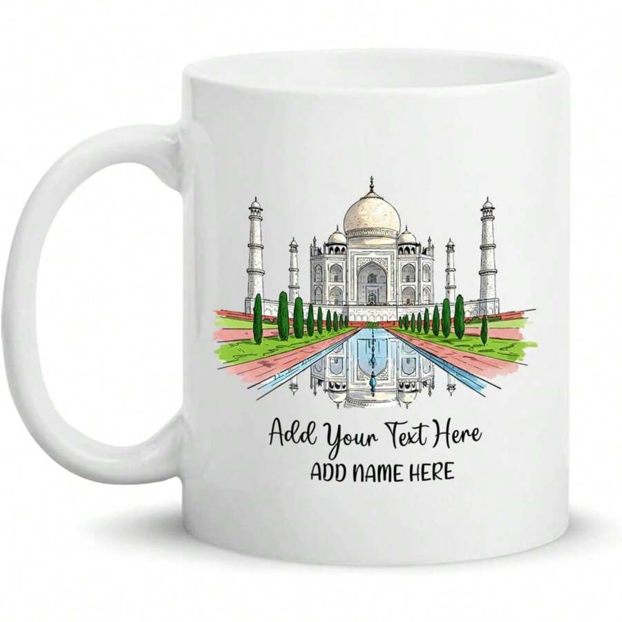 Chichen Itza In Mexico Mug,  Chichen Itza White Cup, Travel Tea Cup, Historical Place Coffee Mug 11 , City Travel Souvenir Ceramic Mugs, Gifts For Travelers Family Friends11oz Ceramic Coffee Mug - Mother's Day, Birthday,Father's Day Gift, Easter Day Gift Idea For Dad Mom Friends Girlfriend Boyfriend - 泰姬瑪哈陵白色馬克杯 - 查看 1